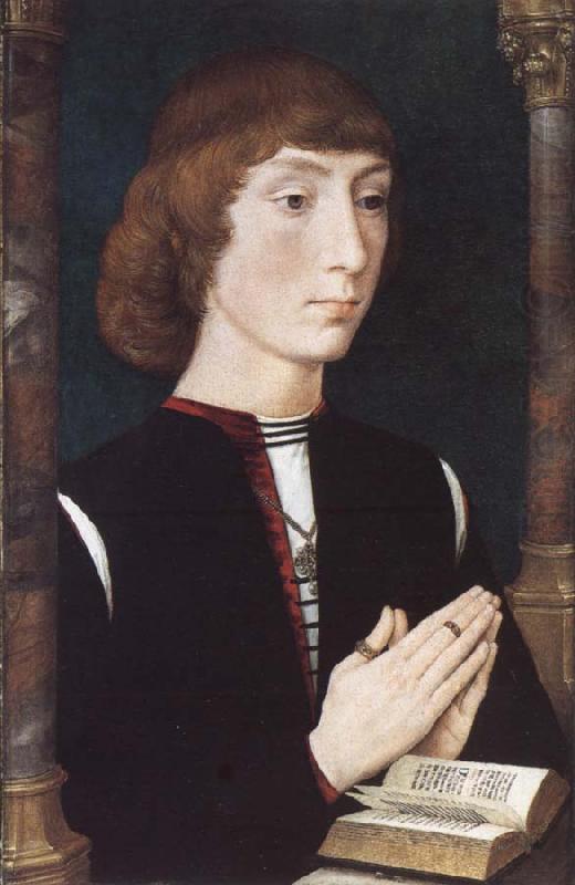 A Young Man at Prayer, Hans Memling